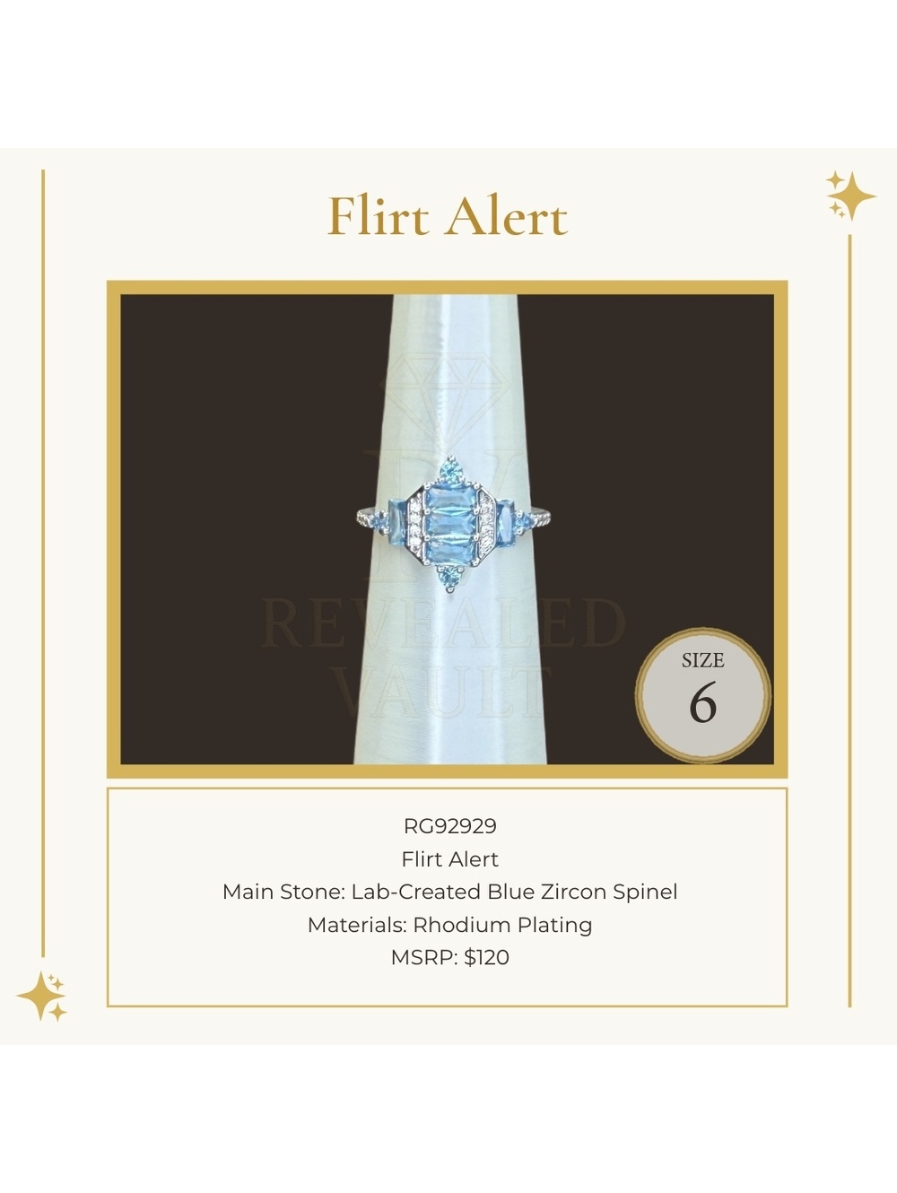 Flirt Alert - Size 6 - OG